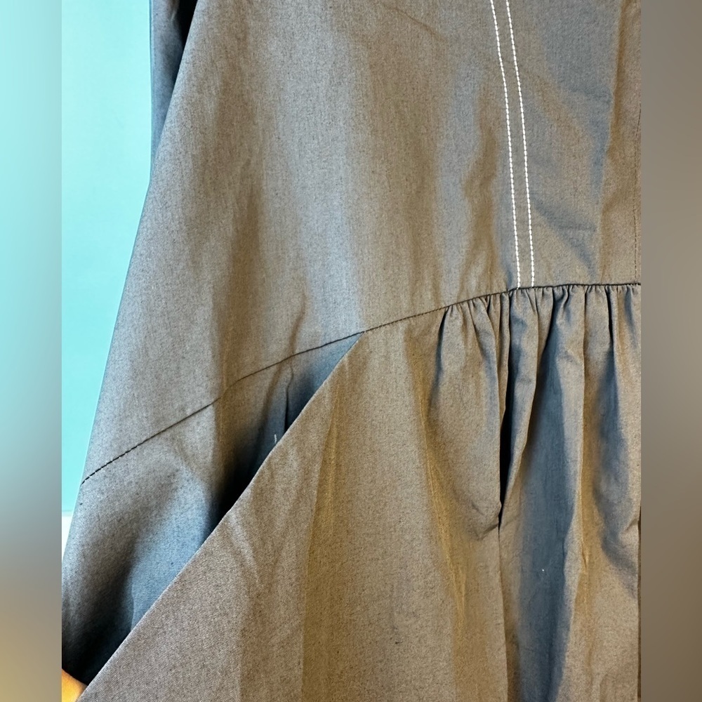 Zara The Dory dress, long sleeves 100% cotton size M, NWT - Picture 7 of 12